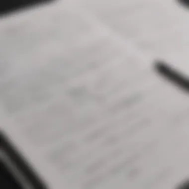 Effective Note Organization for Academic Success A close-up of a notepad filled with organized notes and citations