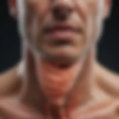 Airflow Obstruction from Thick Mucus Visual representation of airflow obstruction caused by thick mucus in COPD