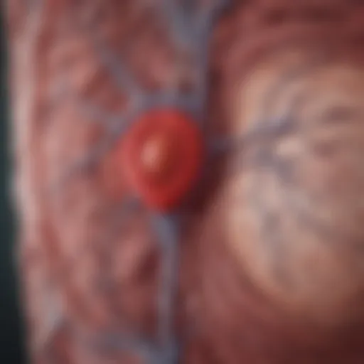 Diagram illustrating the pathophysiology of pulmonary artery hypertension