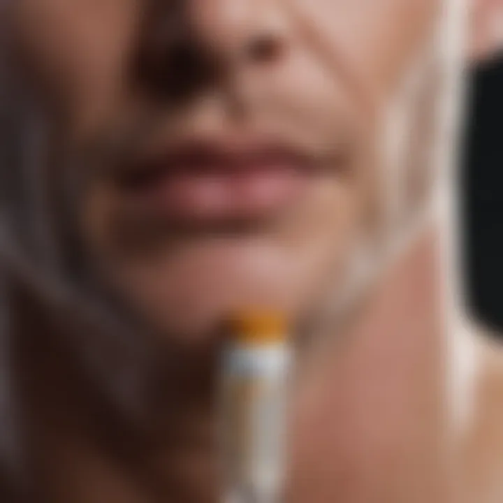 Detailed view of a bedsore treatment ointment tube