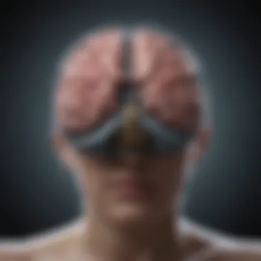 MRI Insights into Depression MRI scan highlighting brain regions affected by depressive disorders