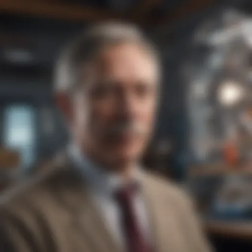 Portrait of a Canadian inventor known for groundbreaking innovations