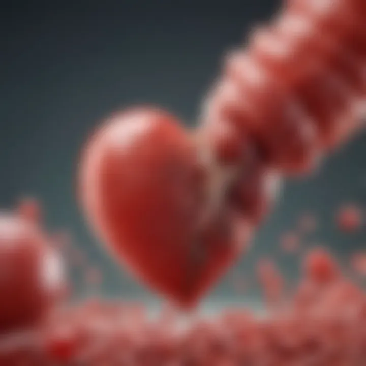 Infographic on the cardiovascular implications of vitamin K and its role in heart health.