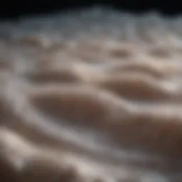 An abstract representation of disrupted sleep cycles with waves and patterns
