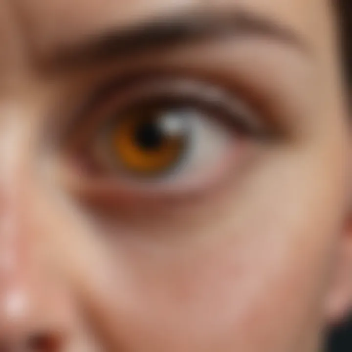 Graph showcasing clinical study results on lutein and age-related macular degeneration