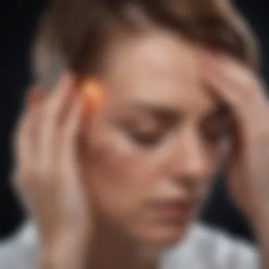 A visual representation of overlapping symptoms between migraines and insomnia