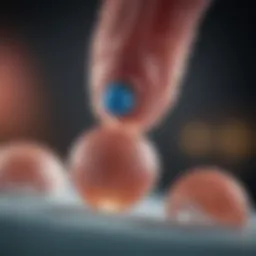Illustration representing the biological role of PSA in prostate health.
