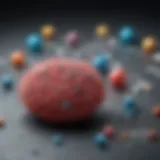 Diagram showcasing various immunotherapy options for lung cancer treatment