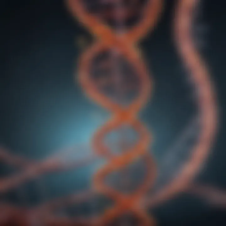 Conceptual visualization of gene expression modulation