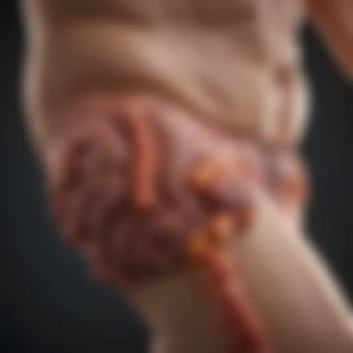 Chart summarizing treatment options available for colon cancer patients