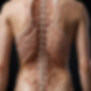 Impact of Scoliosis on Adjacent Anatomical Structures Infographic illustrating the effects of scoliosis on adjacent anatomical structures