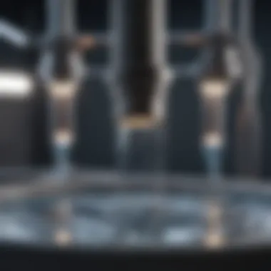 Illustration of electrolysis process