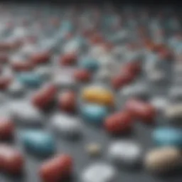 Visual representation of various classes of antidepressants