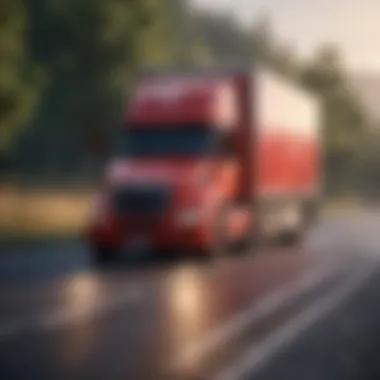 Essential Logistics in Blood Transport Blood transport vehicle on the road