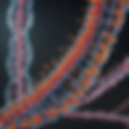 A detailed representation of mRNA technology structure and function.
