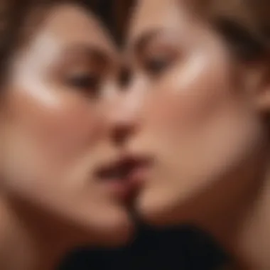 An abstract representation of desire and intimacy