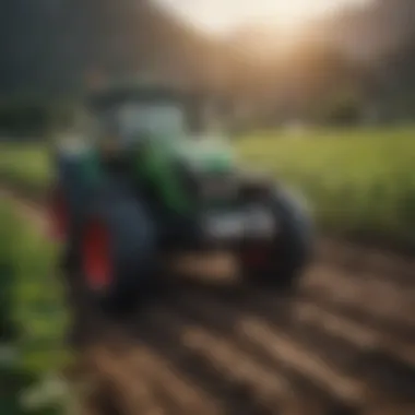 Modern agricultural technology in action