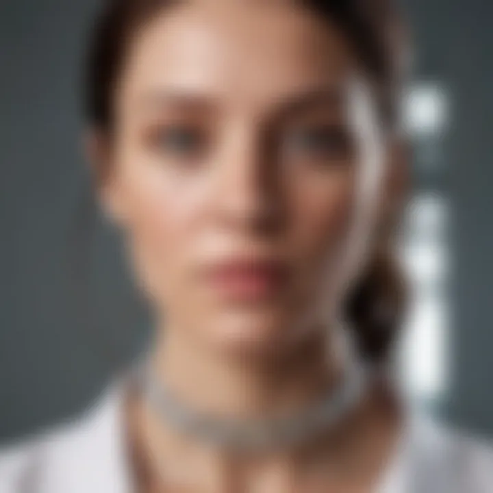 Visual representation of ethical considerations in genetic testing