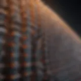 Representation of an ionic array showcasing its unique structural configuration.