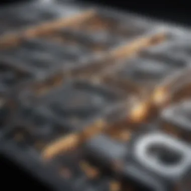 Applications of Ionic Arrays in Technology Visual of ionic arrays in various materials used in cutting-edge technology.