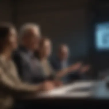 A dynamic discussion panel featuring experts in science communication