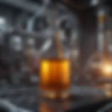 Industrial Applications of NMM Chemical Illustration representing various industrial applications of NMM Chemical