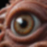 Anatomy of an octopus eye showcasing its unique adaptations