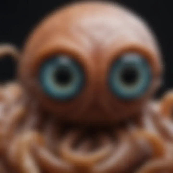 Comparison of cephalopod vision with terrestrial organisms
