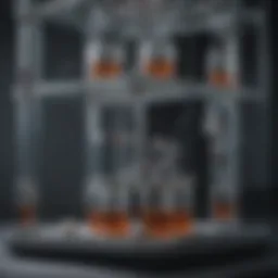Visualization of a scaffold-free 3D cell culture setup illustrating cellular interactions.