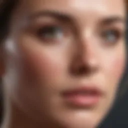 Visualization of cold plasma application on facial skin
