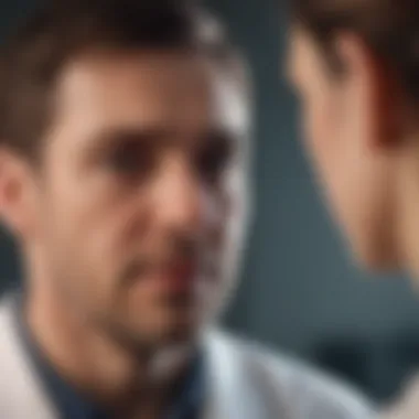 Understanding Patient Perspectives on AML Treatment Patient discussing treatment options