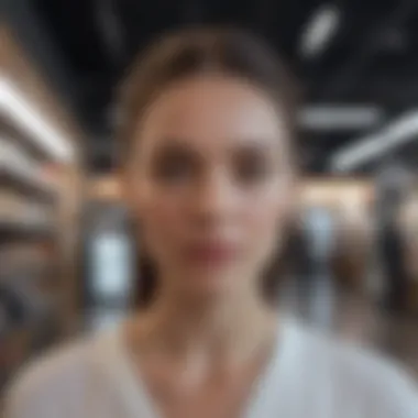 Retail store utilizing facial recognition technology