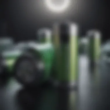 Future of Lithium Battery Technology Conceptual rendering of future advancements in lithium battery technology