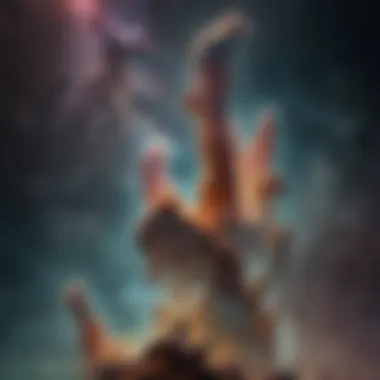 Pillars of Creation: A Glimpse into Stellar Formation A breathtaking view of the Pillars of Creation captured by Hubble.