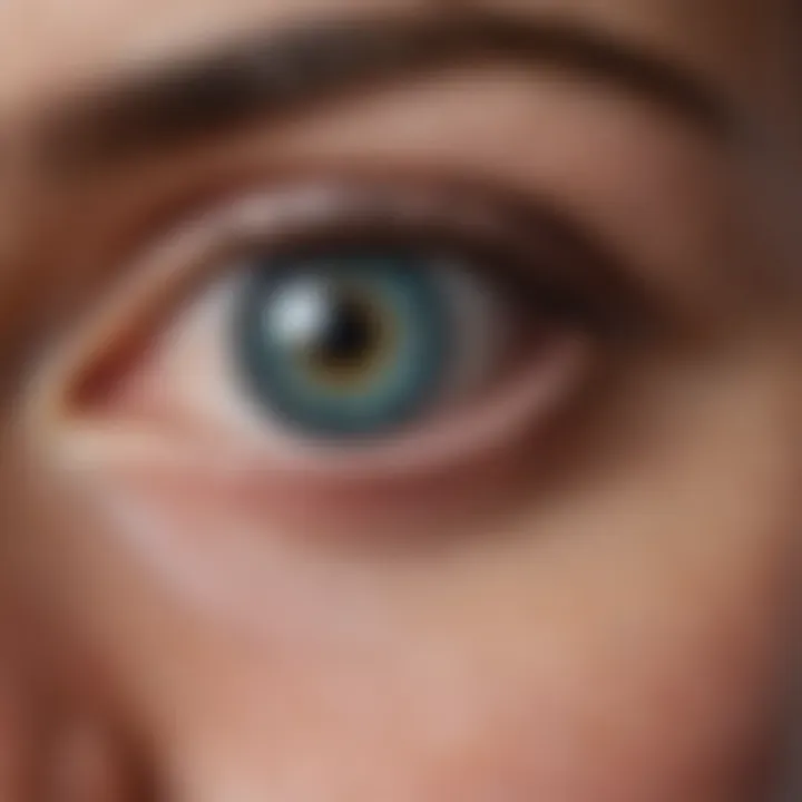 Chart highlighting the importance of early diagnosis for thyroid-related eye issues