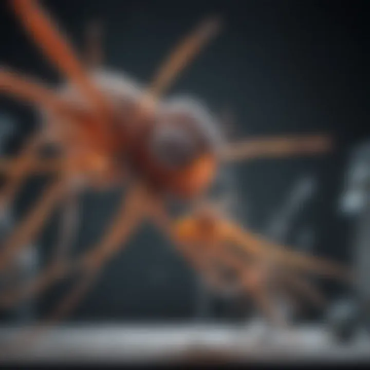 Illustration showcasing the transformative impact of microscopy on biological research.