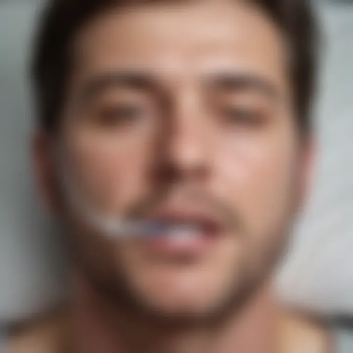 Illustration showing the effects of sleep apnea on health