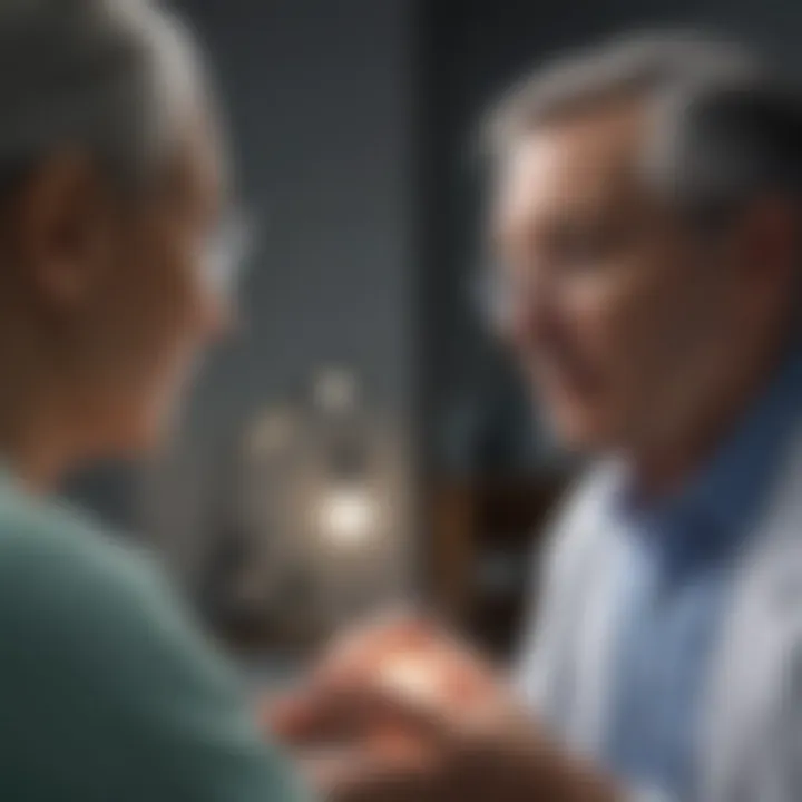 Medical professionals discussing treatment options