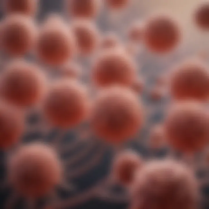 Chart illustrating mast cells' role in allergic reactions and asthma.