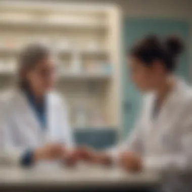 Patient-Provider Interaction: Navigating Treatment Choices Healthcare professional discussing options with a patient