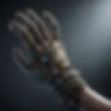 Detailed view of advanced prosthetic technology