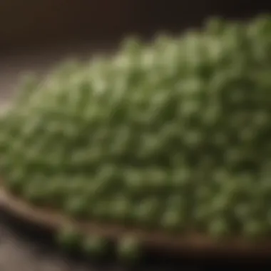 Nutritional Value of Mung Beans Nutritional benefits of mung beans displayed artistically