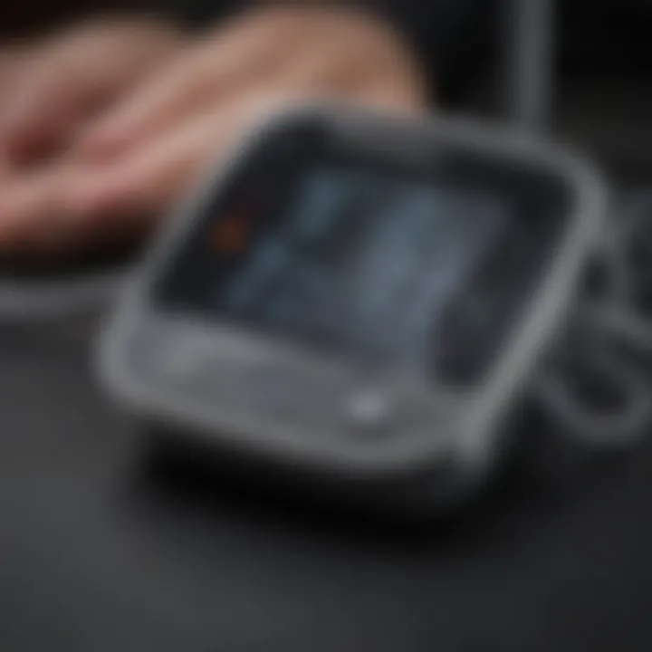 Showcasing the Omron Platinum Blood Pressure Monitor at CVS store