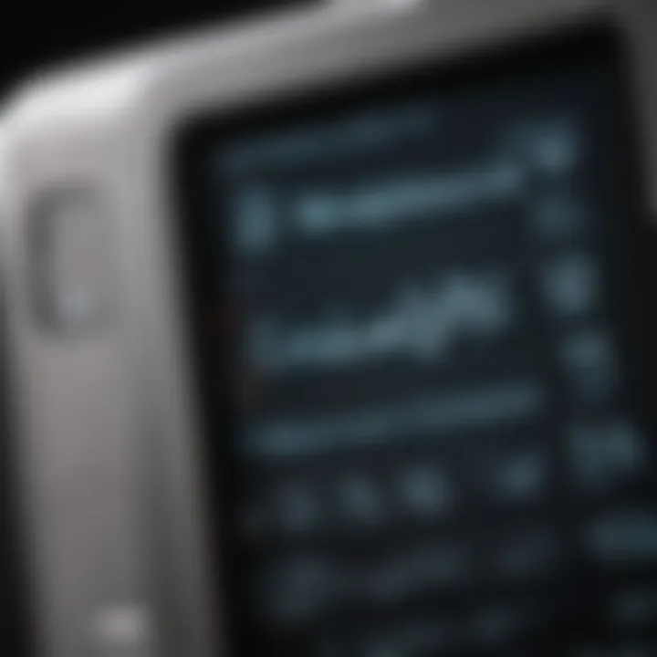 Omron Platinum Blood Pressure Monitor display with readings