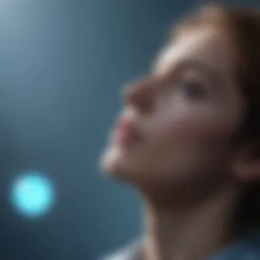 A visual representation of blue light's impact on melatonin levels