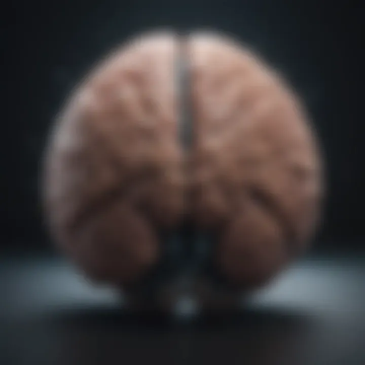 An abstract representation of the brain's response to trauma