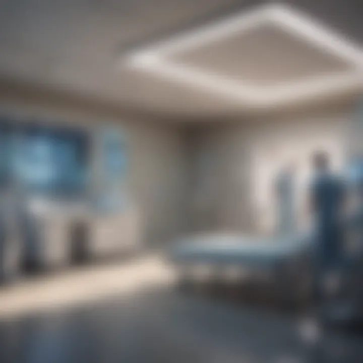 A conceptual graphic depicting the future of healthcare influenced by Serono's advancements.