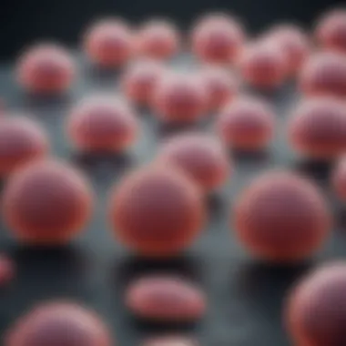 Differentiation of Stem Cells into Immune Cells Illustration of stem cells differentiating into immune cells