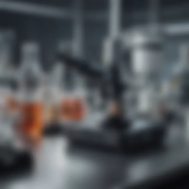 Laboratory setup using Tecan fluorometer for fluorescence measurement