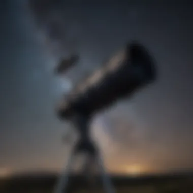 Exploring the Cosmos through Telescopes A telescope pointed toward the starry sky